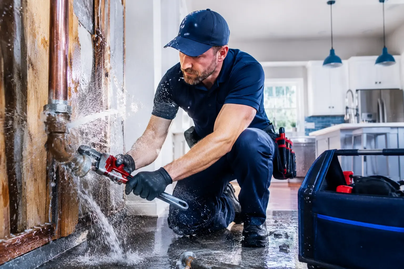 Local emergency pipe repair professionals in Brisbin, PA